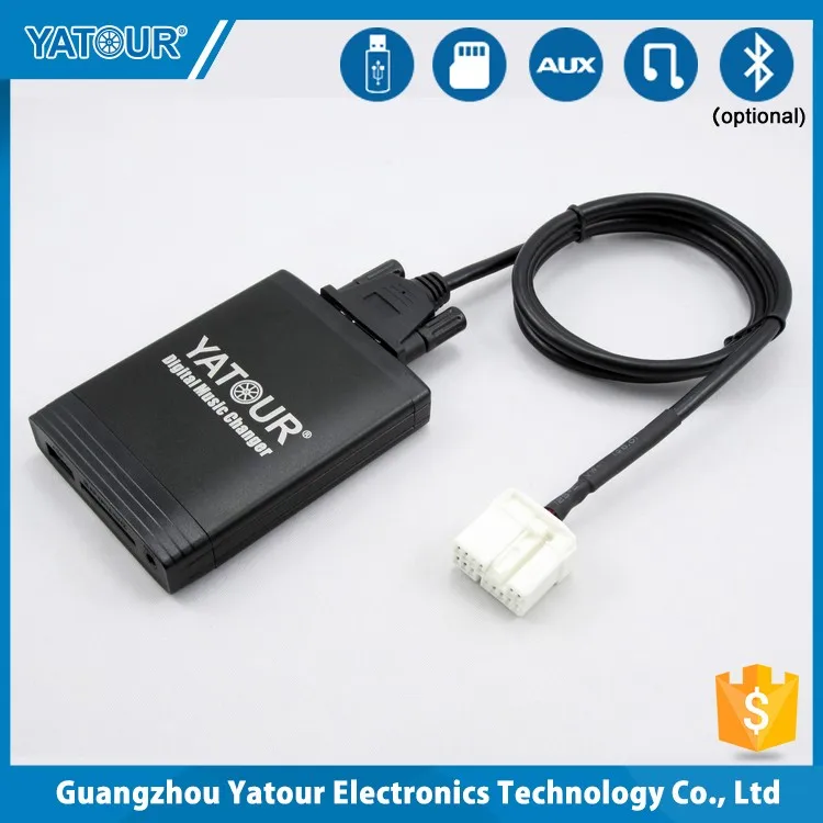
Yatour YT-M06 car radio aux in /usb/sd card adapter 