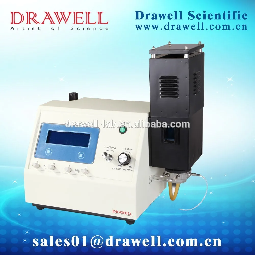 Дешевый высококачественный пламенный фотометр для элементов K, Na, Li.