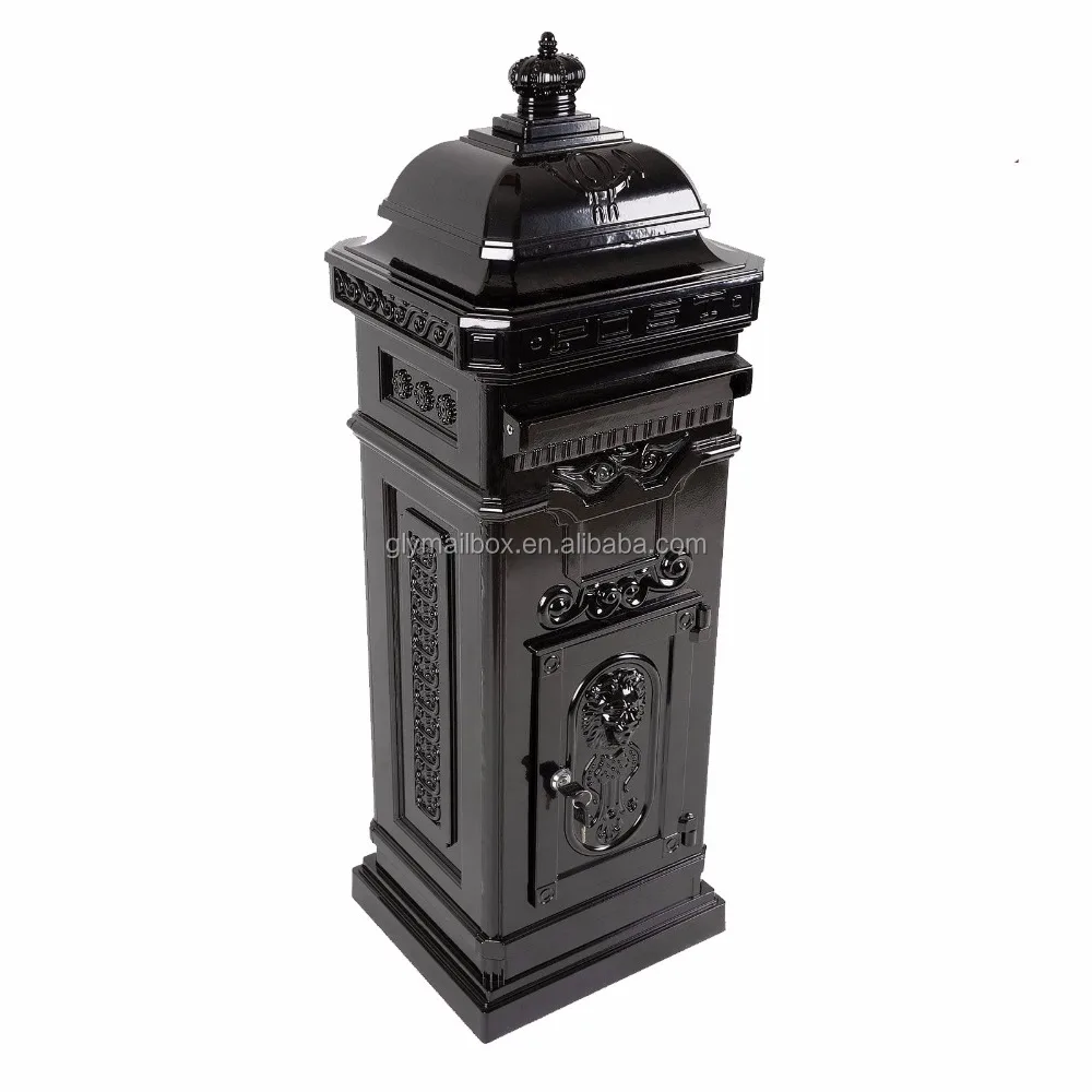 2022 The Most Popular Large cast aluminum mailbox postbox letterbox with cheap price