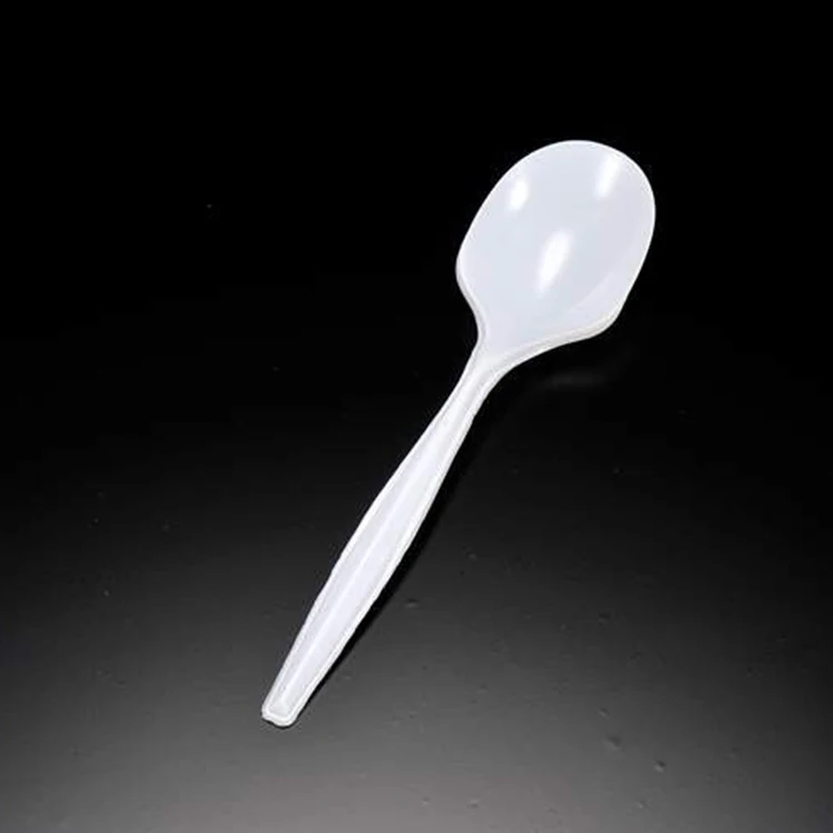 Customized Reusable Plastic Spoons Eco Friendly Heavy Duty Plastic Spoons