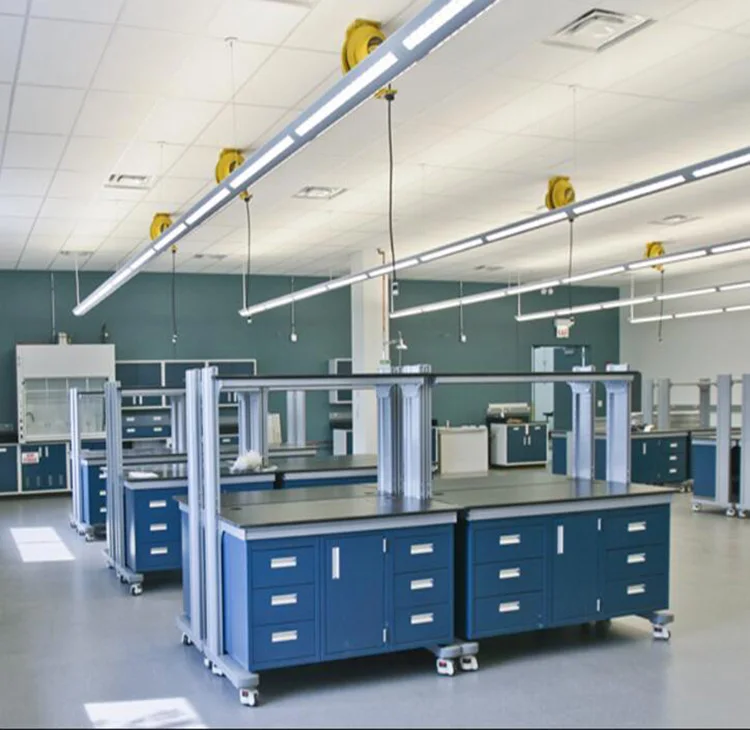 High quality school professional chemistry laboratory bench with cabinet