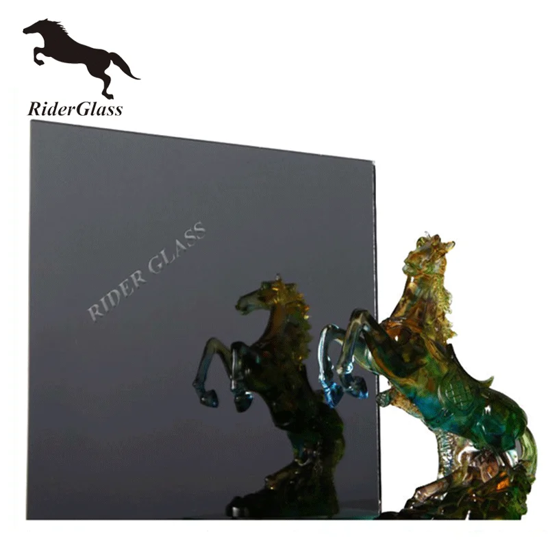 Super Thin Bronze Grey Mirror Glass