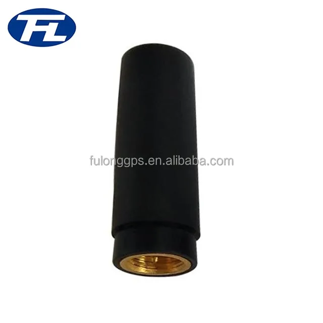 27.5mm length Portable Short Black Stub Antenna with SMA Male Connector