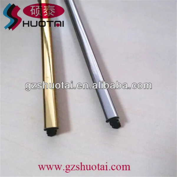 Золотистая Серебристая фольга T-образная ПВХ