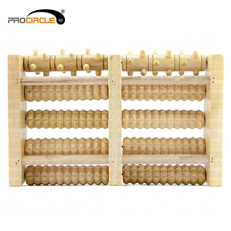 Home Use Body Health Care Wooden Foot Massage Roller/Foot Massage Tool