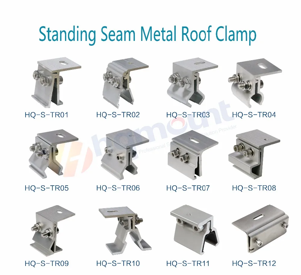 No Penetrate Roof Clamp Standing Seam Tin Roof Clamp