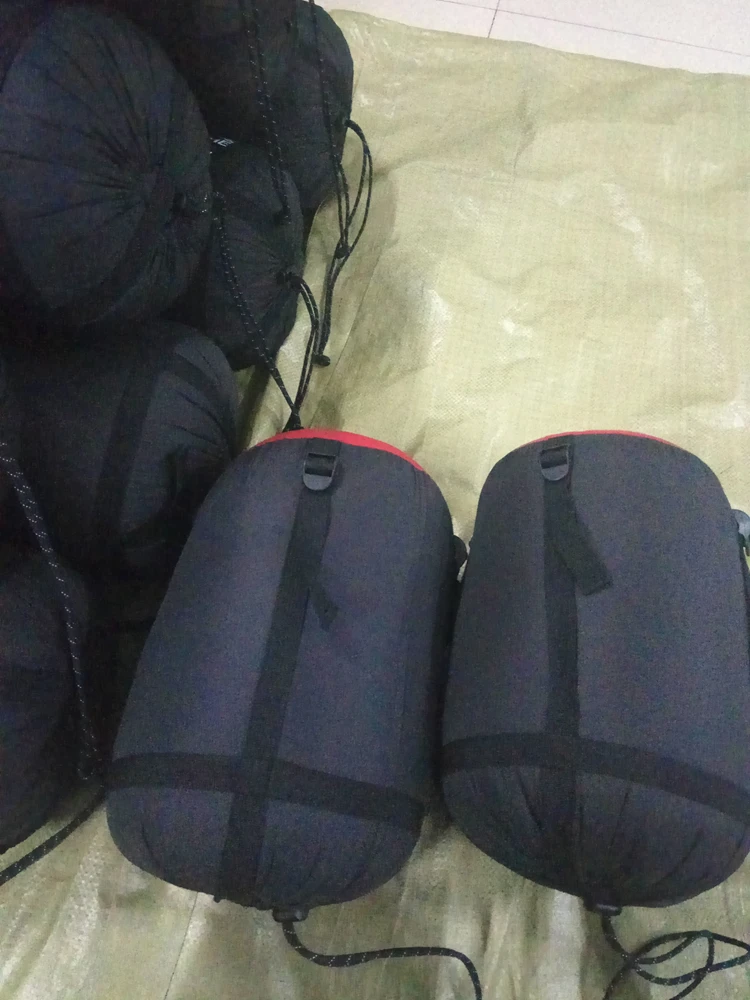 25 Degree Down Camping Sleeping Bag Hiking Adult Thermal Grey Duck Mummy Packable Gear