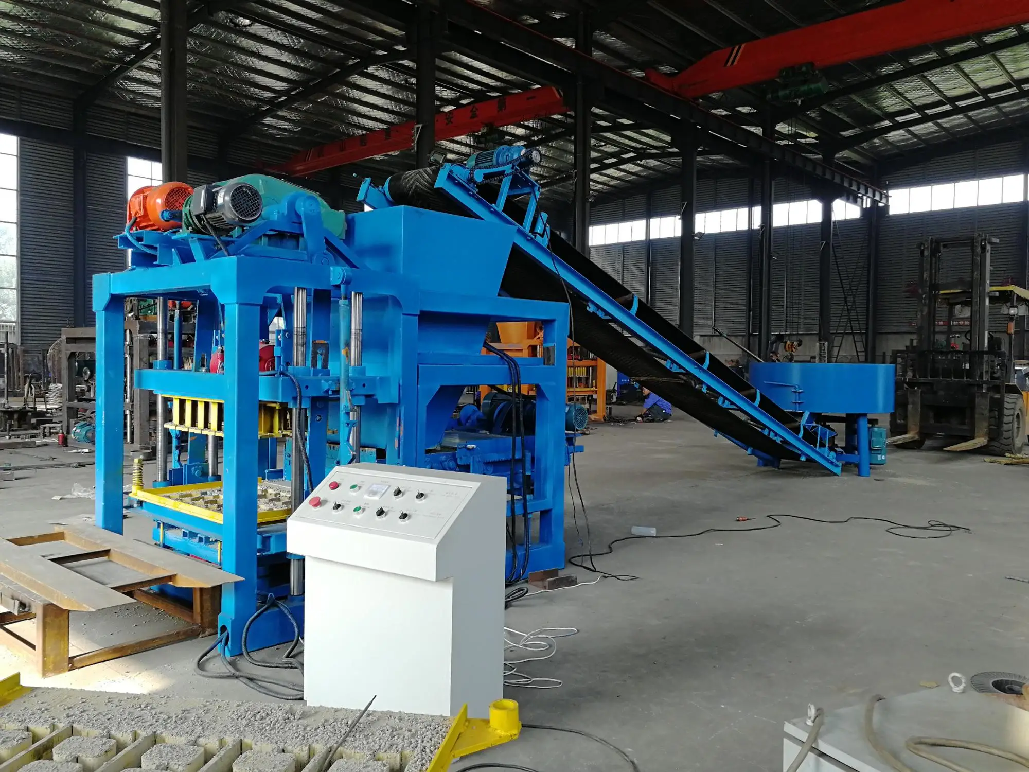 10% discount price QTJ4-28 used block machine for sale hollow block machine concrete cement brick making machine