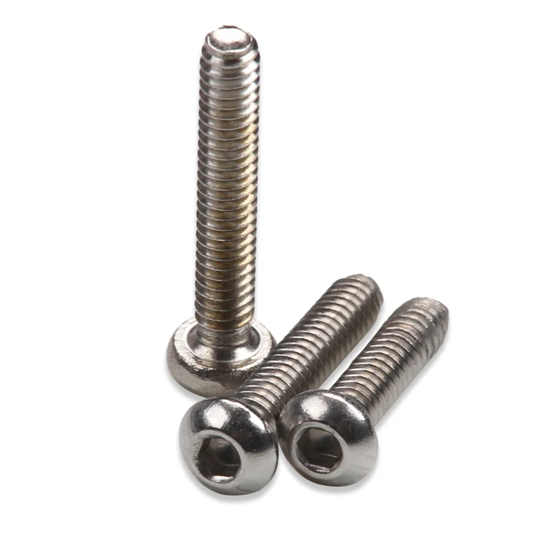 Urlwall Stainless Steel Hexagon Socket Head Cap Screws Hex Bolts Washer Nut Assortment Kit