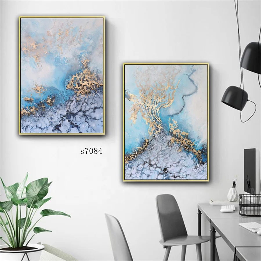 
Framed Painting Wall Art Prints Printing Abstract Painting Modern Decorative Artworks on Canvas 