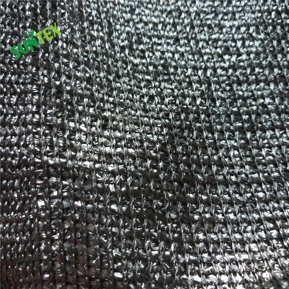 100g Black sun Shade Cloth UV Resistant Fabric for Greenhouse, 75% plastic knitted agricultural shade net