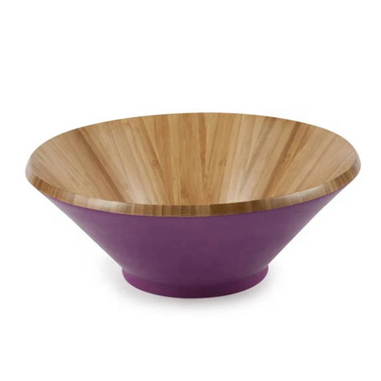 New design natural original bamboo fruit bowl