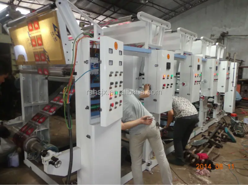 ASY-4600A  plastic film 4 color rotogravure printing machine