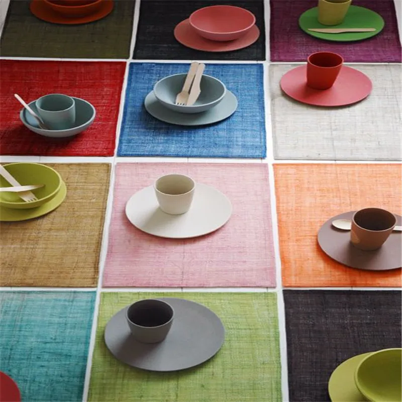 2023 New Design Non-fragile Snail Shape Luxury Dinner Set Bamboo Fiber Eco-friendly Unbreakable Dinner Set