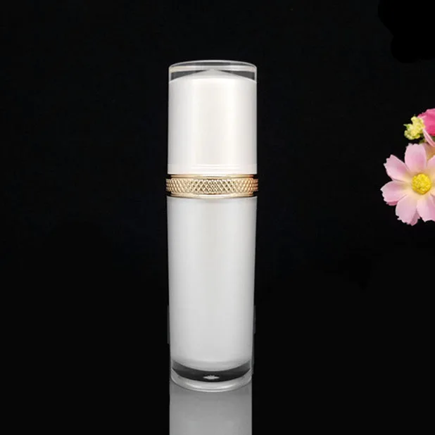 
Custom logos new design white empty cosmetic plastic acrylic cream jar & spray bottle for skin care packaging 