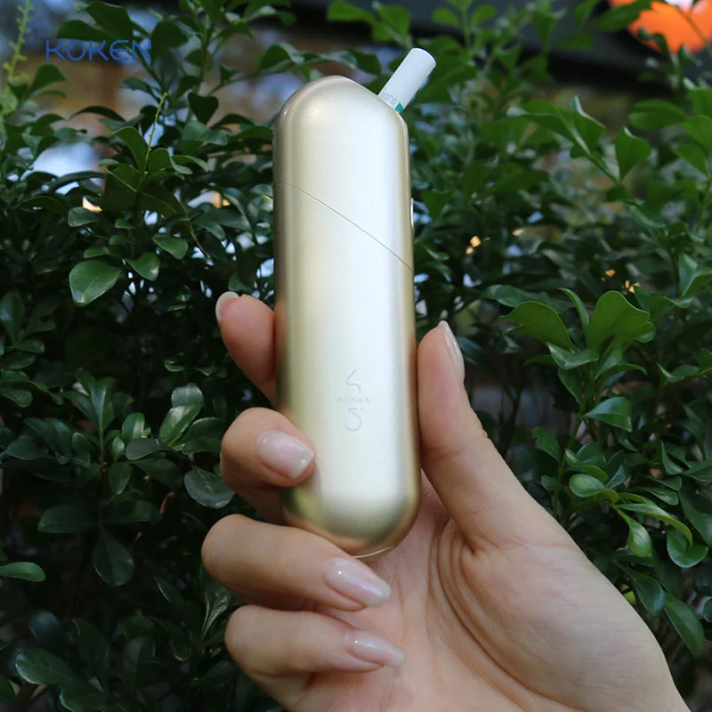 
2019 new fashion!!! electronic cigarette heat not burn device Heat Not Burn cigarette auto cleaning from KOKEN 