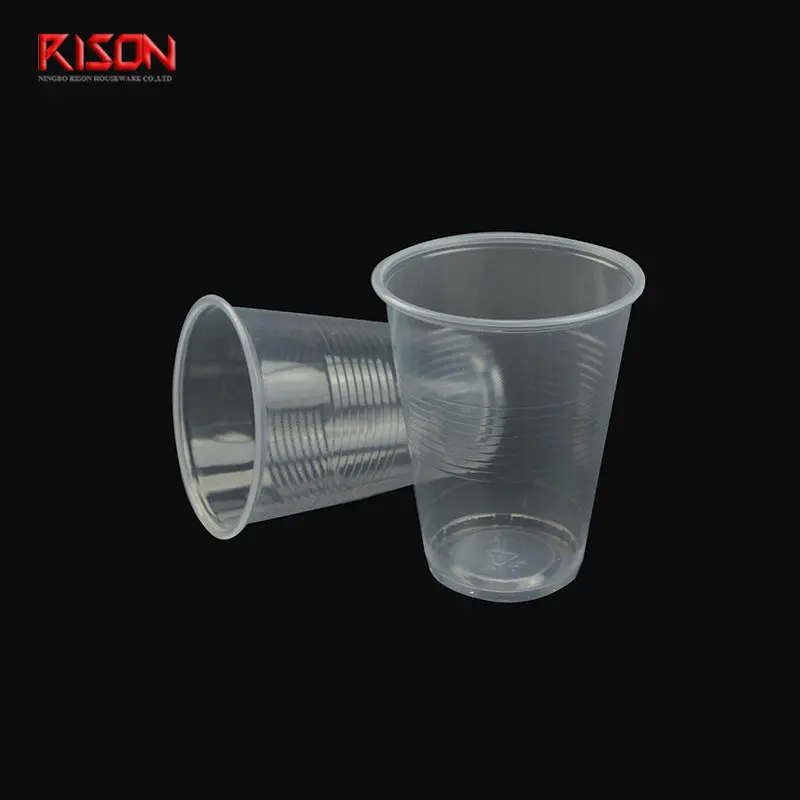 Китайский производитель, 5 унций, 7 унций, 8 унций, 9 унций, 10 унций, 12 унций, 14 унций, 16 унций, прозрачная одноразовая пластиковая чашка из ПП и ПЭТ