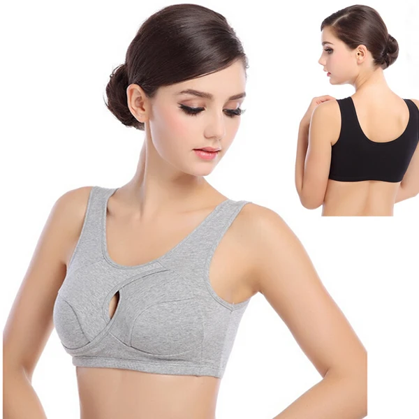4 Colors Movement Sleep Comfortable Maternity Women Cotton Bra Wire Free Yoga Bra Free Shipping