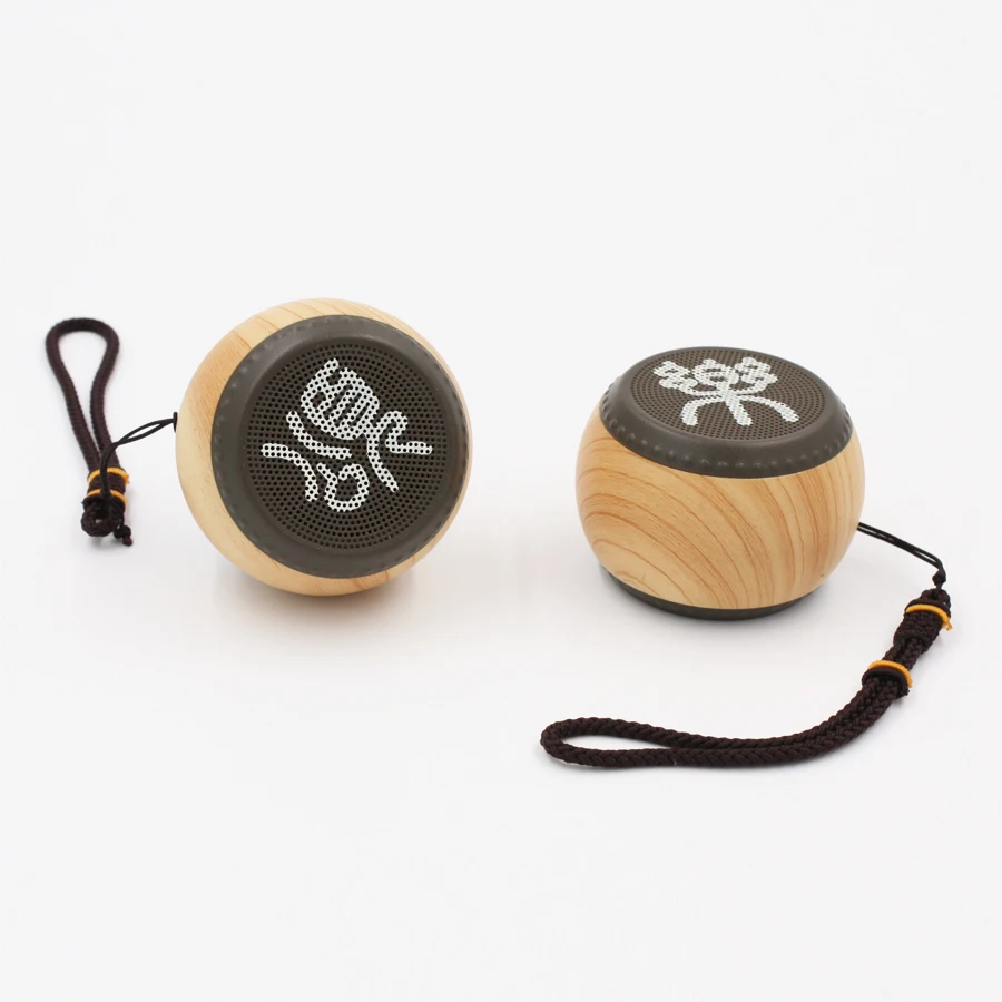 
Speakers Bamboo 2018 Promotional Gift Surround Keychain Mini Mp3 Mega Sound 2.1 Portable Ibasket Mushroom Speaker 