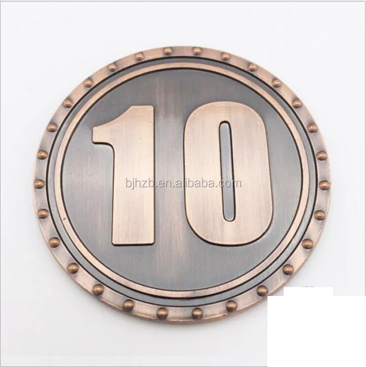 
antique coin with indian design 