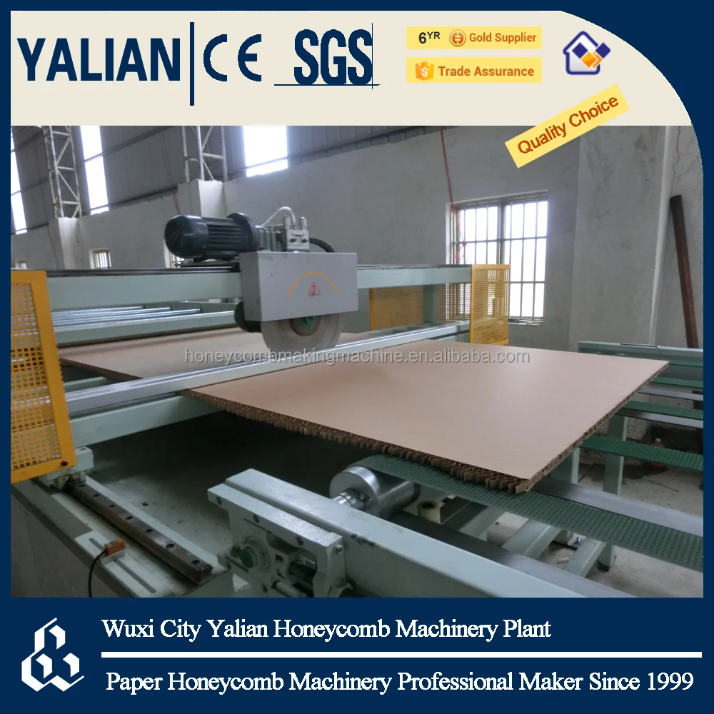 2017 Full Automatic High Speed Hot Sale Laminated Paper Honeycomb Panel Making Machine/ honeycomb machine of China Supplier