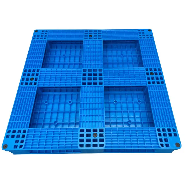 1200x1200 steel reinforced dynamic 2 ton flat plastic Forklift pallet