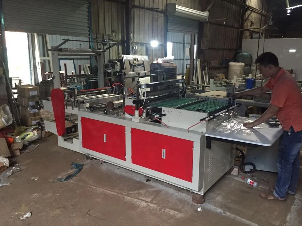 Ruipai Brand Side Sealing Heat Cutting BOPP/PVC/PET/PP Express Bag Making Machinery
