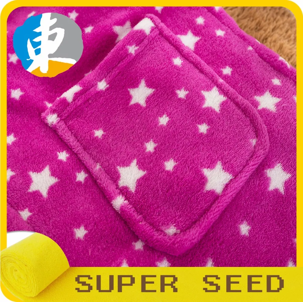 Custom silk screen print soft bathrobe for women