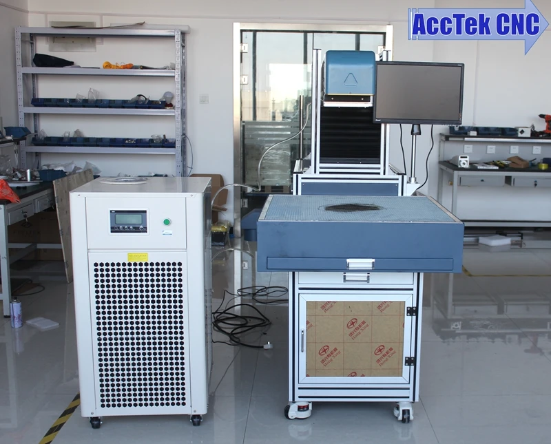 3D Dynamic 60W 100W CO2 Laser Tube Marking Engraving Machine For Leather Jeans