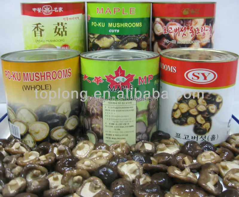 
Canned shiitake mushroom 