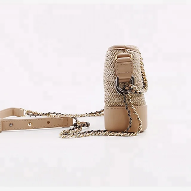 
fashion design shopping handbag women jute tote bag 