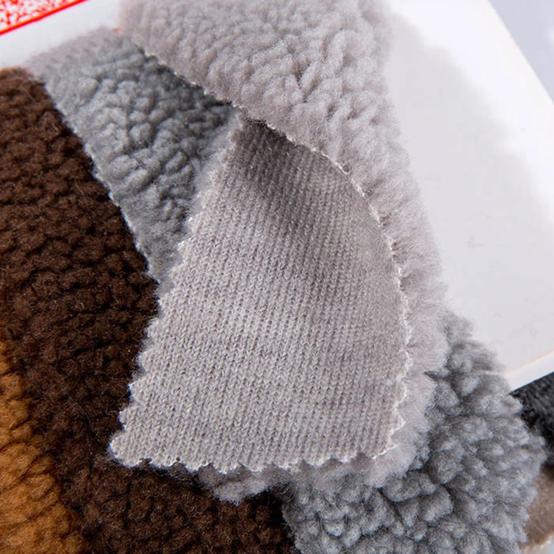 Зимняя мягкая теплая вязаная Полиэстеровая берберская флисовая ткань для одежды