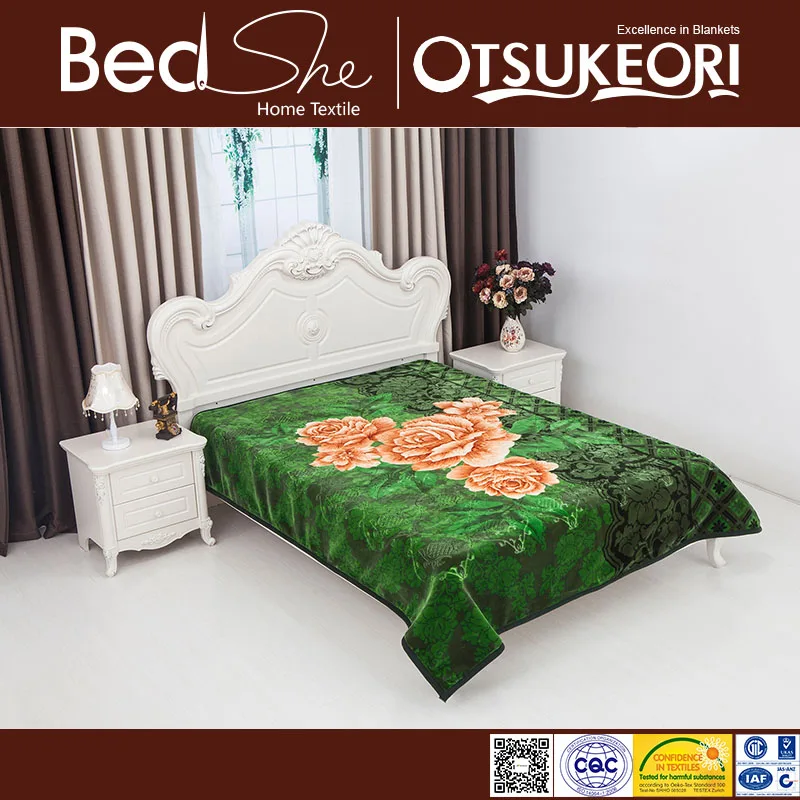 Gonden Dream 100% Polyester Wholesale Riyadh Luxury Flower Design 4kg 2ply 1 Side Embossed Mink Blankets