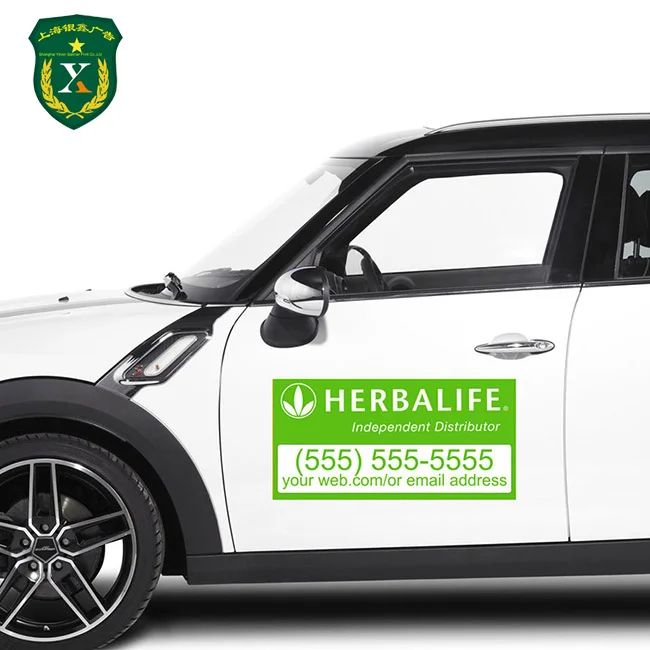 
Custom waterproof pvc digital magnetic stickers sign printing for advertising 