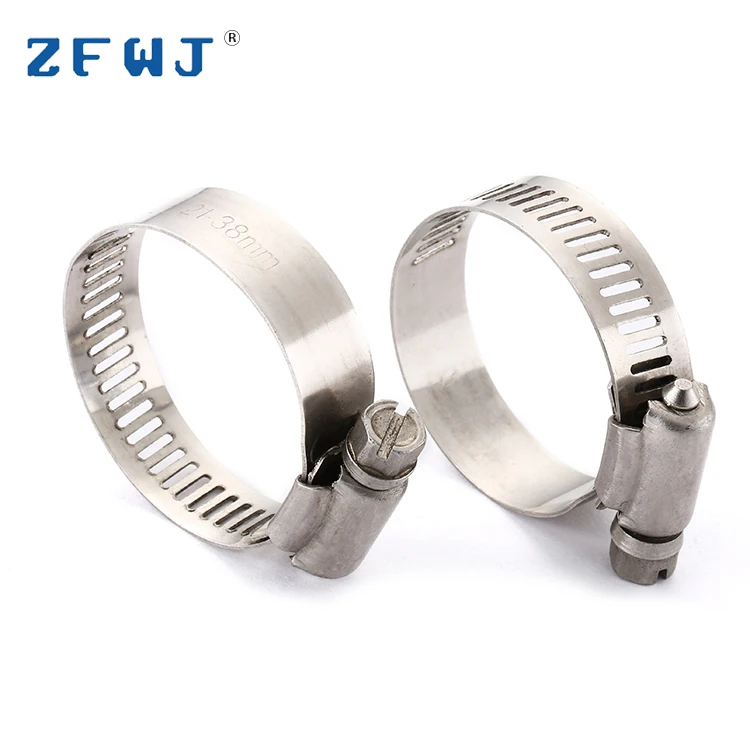 21-38 мм американский тип червячный привод сварная труба быстроразъемный зажим