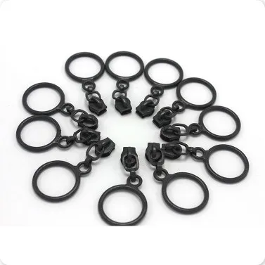 #3 #5 #7 Circle ring round zipper puller