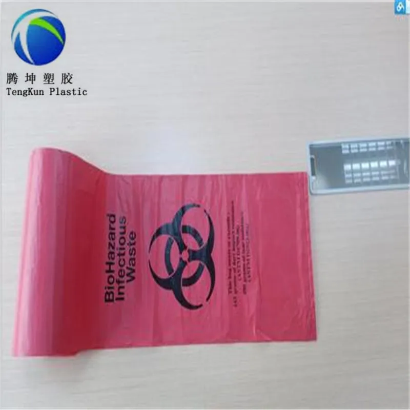 Medical Waste Red Trash Bags for Hospital