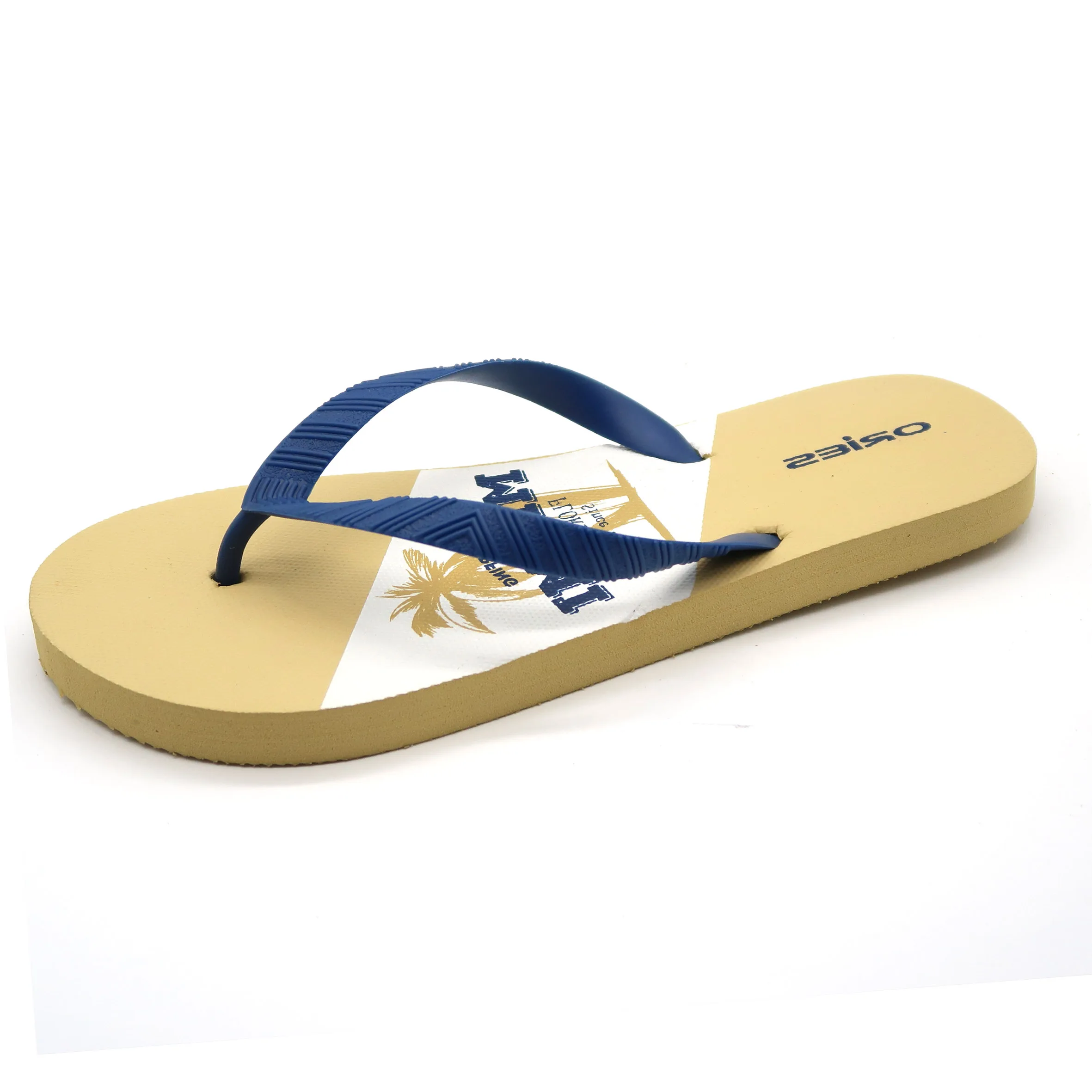 China Branded Custom Printed Logo Eva Slippers For Men beach used