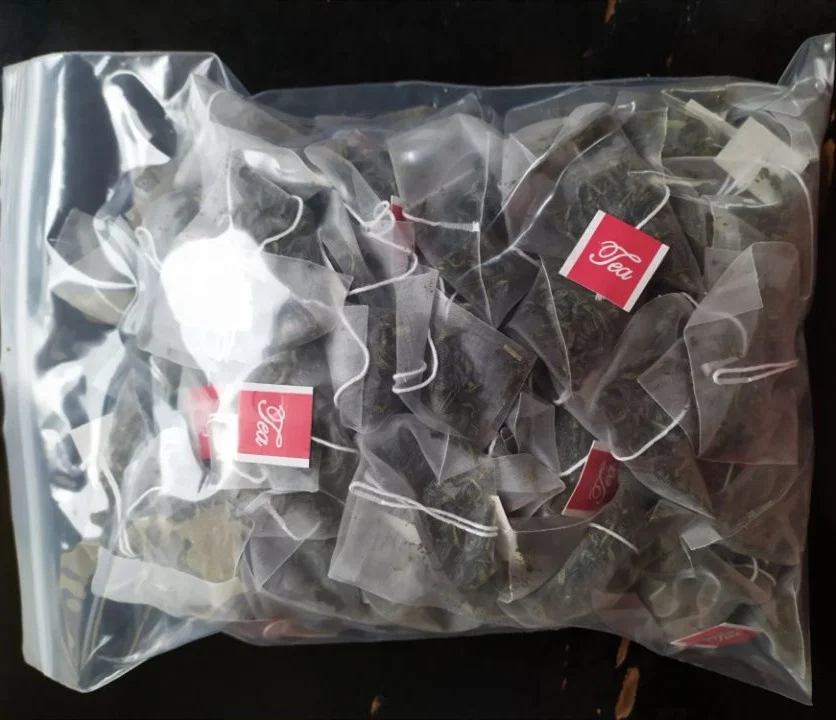 
100% pure flavored blend tea bag triangle teabag pyramid tea bag rose black tea 
