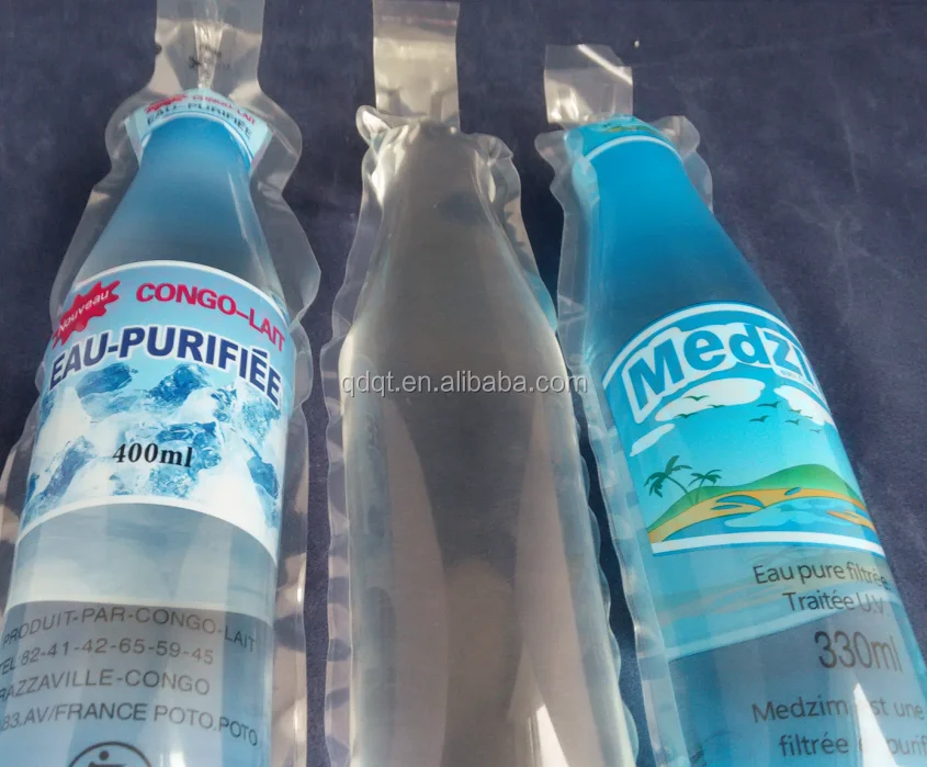 330ml plastic mineral water bag PE material
