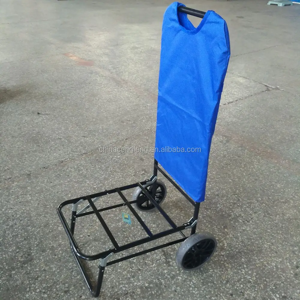 
2 wheel folding beach hand cart fishing hand trolley cart 