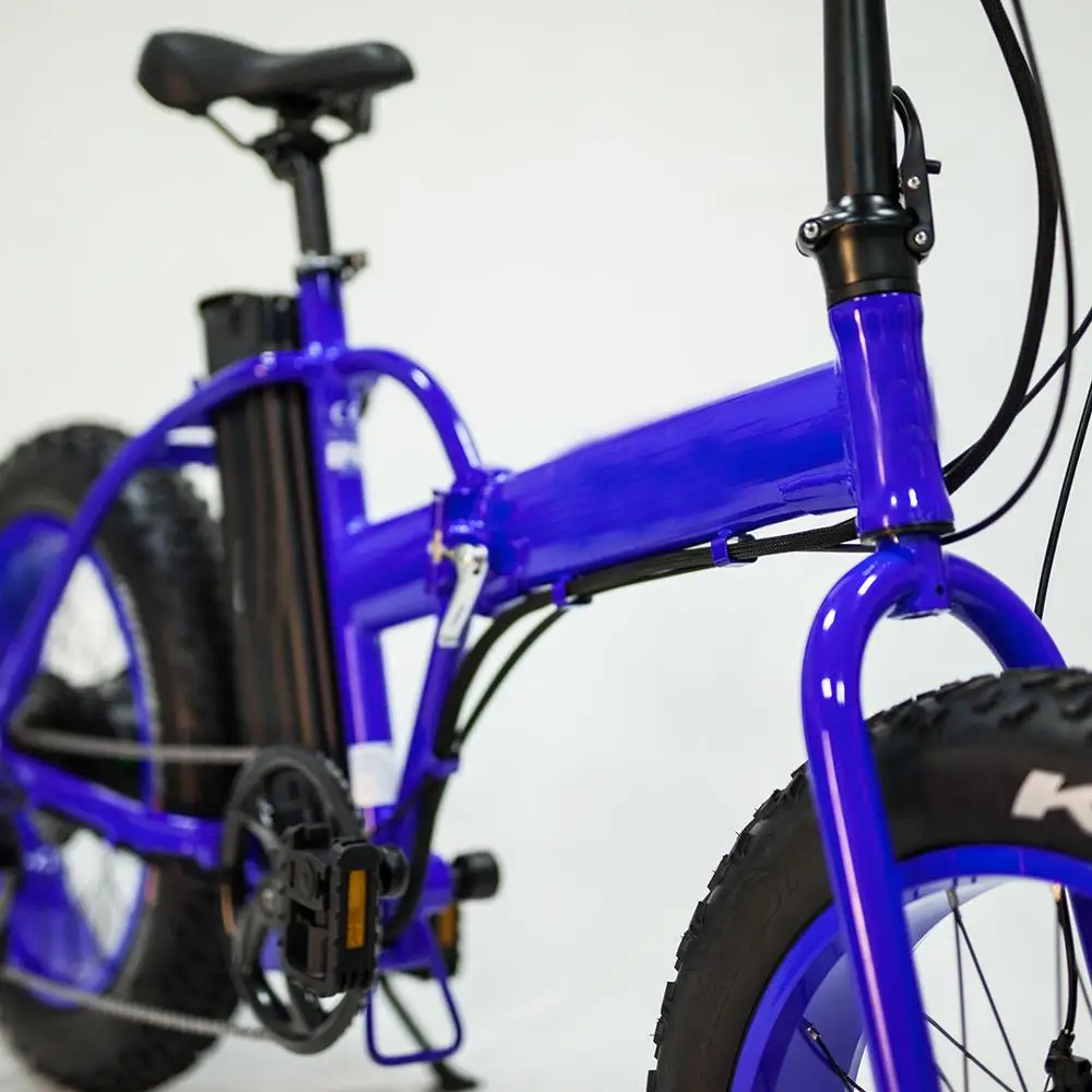 Green Power 48V 500W fat tire small folding electric bike for wholesale electric bicycle e bike