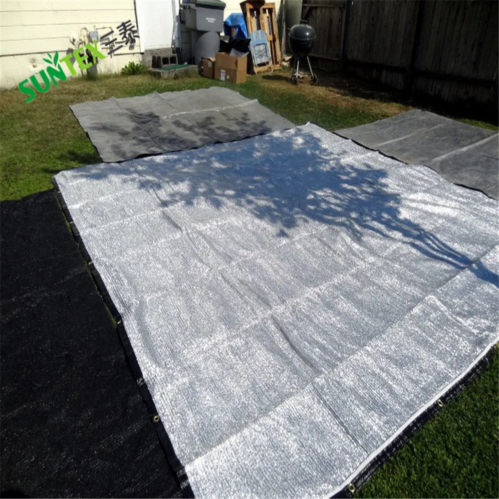 85% Reflective Aluminum Foil Shade Net fabric greenhouse Sunscreen Silver with uv  control sun-shade net Screen mesh 3*100m