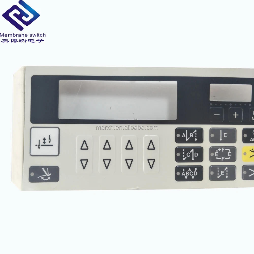 China diy screen printing self adhesive Lexan polycarbonate membrane keypad overlay