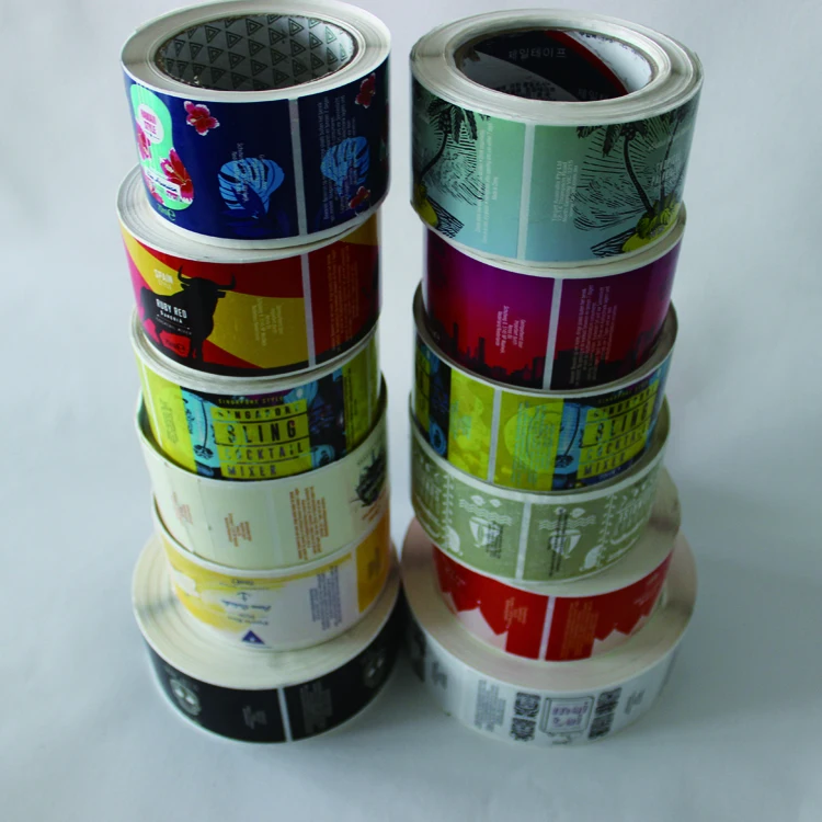 Excellent Custom permanent adhesive sticker label Factory direct sales