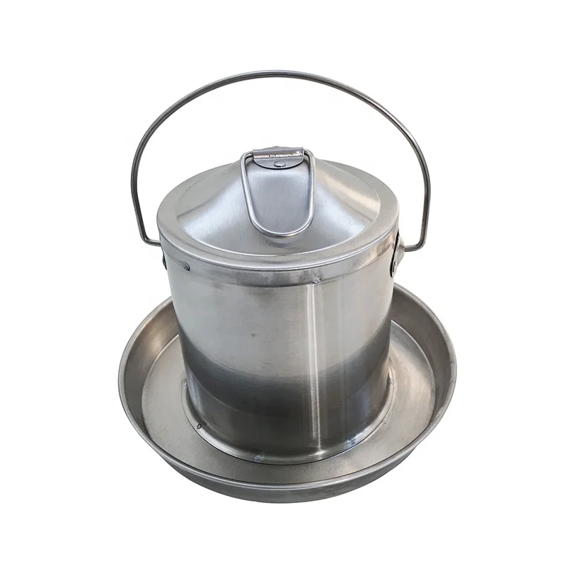 3 Litre Capacity stainless steel Water Drinker and Feeder chicken waterer chicken drinker poultry drinkers for chicken