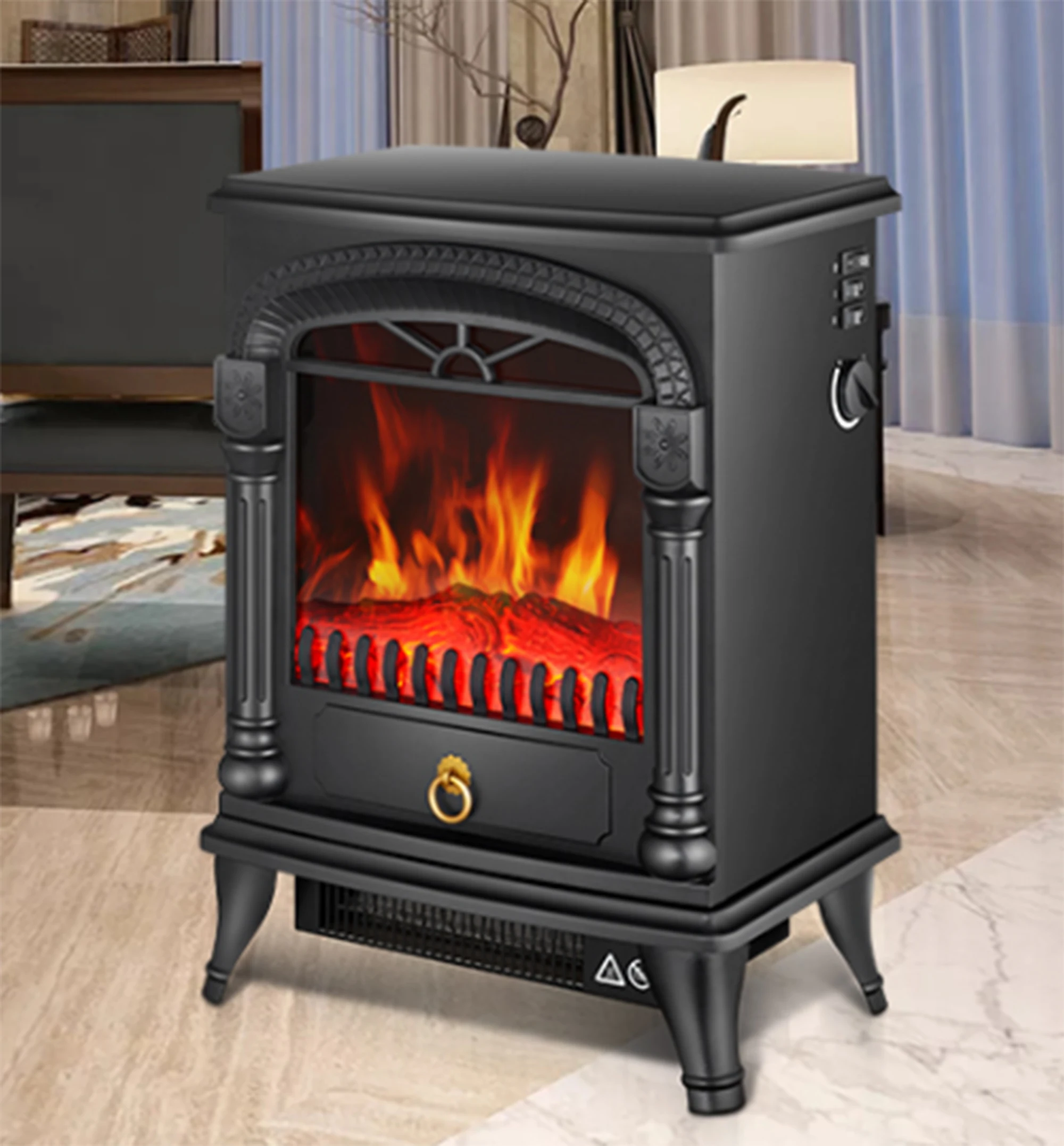 Лидер продаж, Автономная электрическая каминная плита с имитацией эффекта пламени