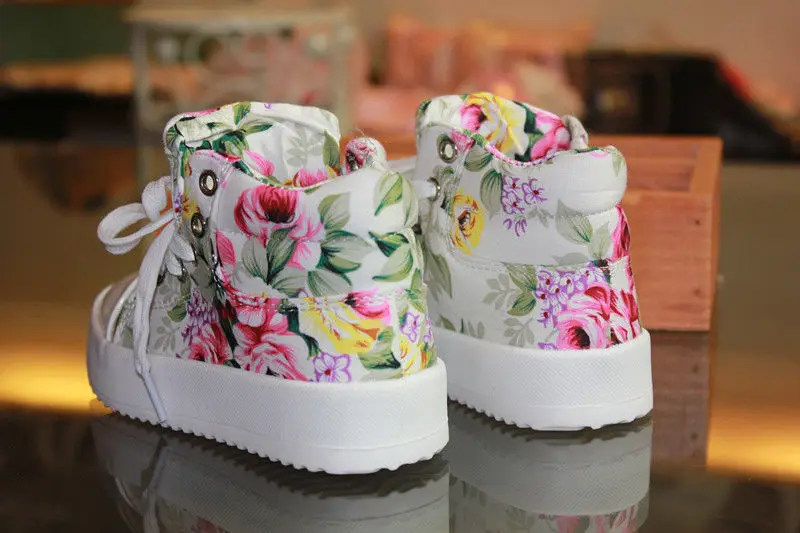 Sale Kids Shoes for Girl Fashion Children Shoes Casual Add Velvet Side Part Flower Floral Baby