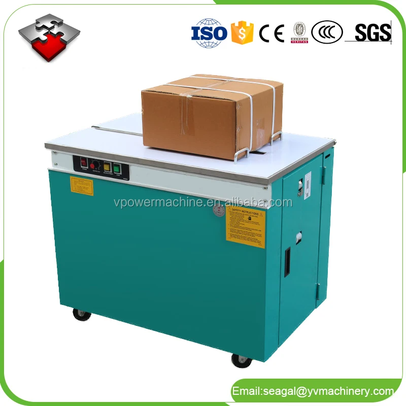 Guangzhou Factory Semi Automatic Carton Strapping Machine,Binding and Tying Machine For Paper Box