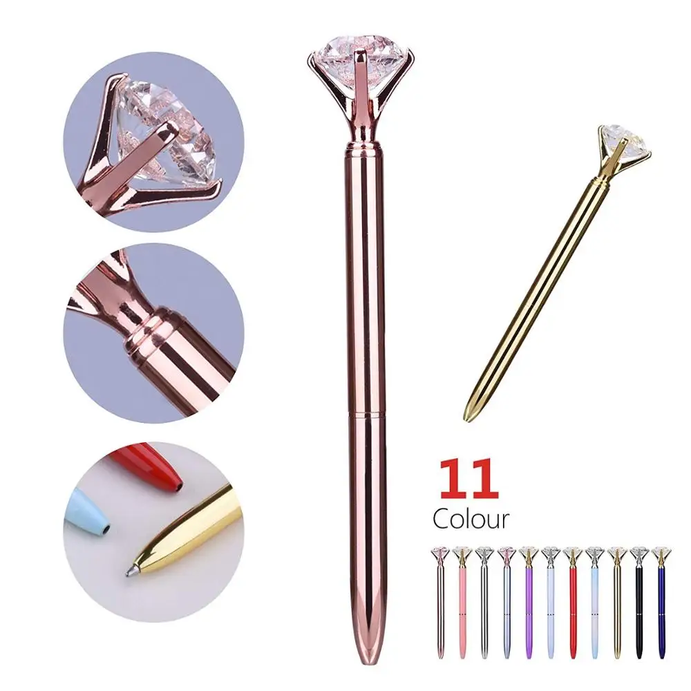 Новый продукт золотого цвета со стразами ручка шариковая ручка с блестящими стразами для продвижения